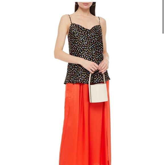 ATM ANTHONY THOMAS MELILLO Gathered floral print silk crepe de chine camisole M - Picture 14 of 15